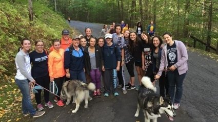 A group of riders on Mountain Day 2016