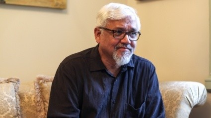 Author Amitav Ghosh’s newest book is “The Gun Merchant.”