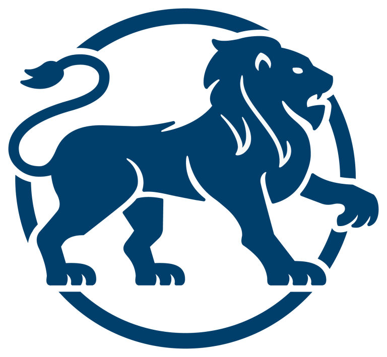 The blue lion class symbol
