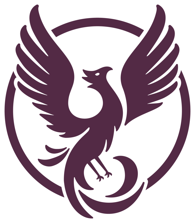 Purple Phoenix class symbol for Frances Perkins scholars