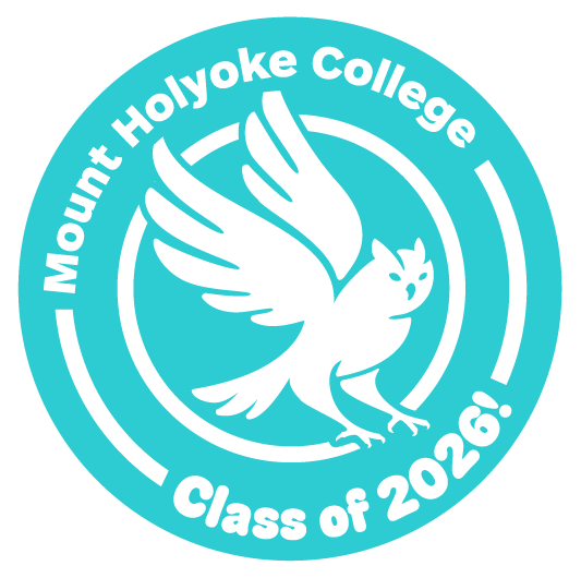 Mount Holyoke College - Class of 2026! - Teal Owl sticker design