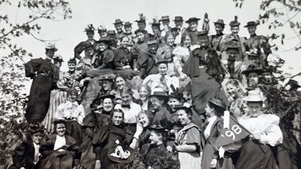 Mountain Day for firsties from the class of 1898.