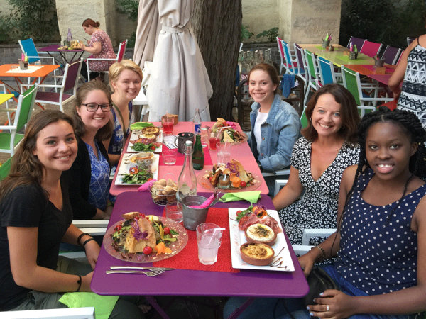 MHC students in Montpellier