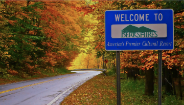 The Berkshires road sign