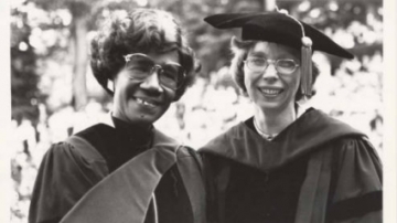 Shirley Chisholm and Elizabeth T. Kennan 1981