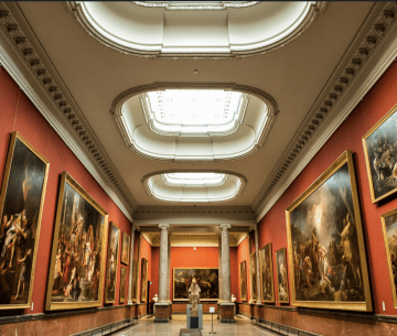 A gallery in Musée Fabre