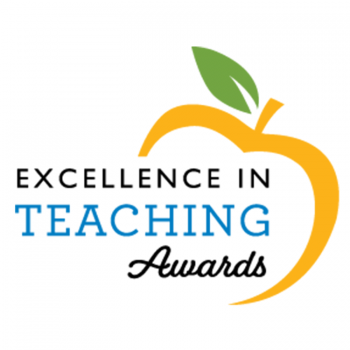 Harold Grinspoon Foundation Excellence in Teaching Awards - An apple icon with the words over it