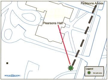 Pearsons Annex fire safety location