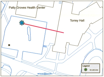 Torrey Hall fire safety location
