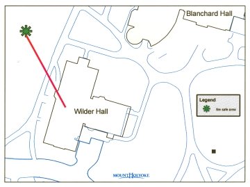 Wilder Hall fire safety location