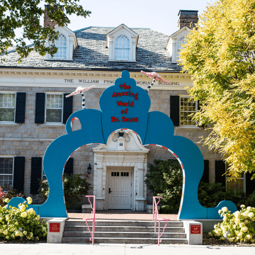 The entrance of the Amazing World of Dr. Seuss Museum