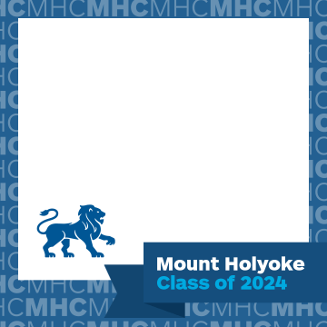 Blue Lions Class of 2024 Social Media Frame Graphic