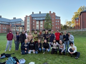 Italian Students in the fall of 2025 after the soccer game