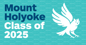 Horizontal graphic with teal background and the owl for Professional and Graduate Education graduates of the Class of 2025.