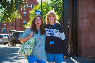 Welcomed to Mount Holyoke College during the Resource Fair