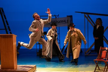 Summer theater actors on stage in 2026