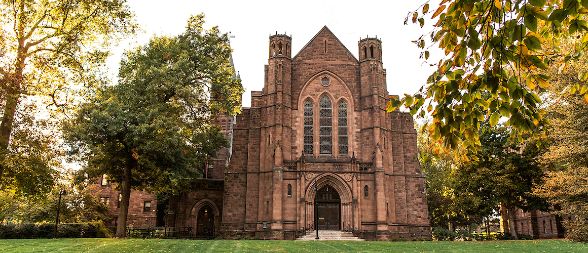 Abbey Memorial Chapel, where students used a reproduction of a 13th-century tool to measure its towering walls.