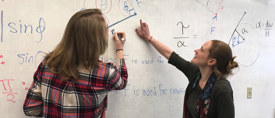 Abigail Daane ’04 is on the right.