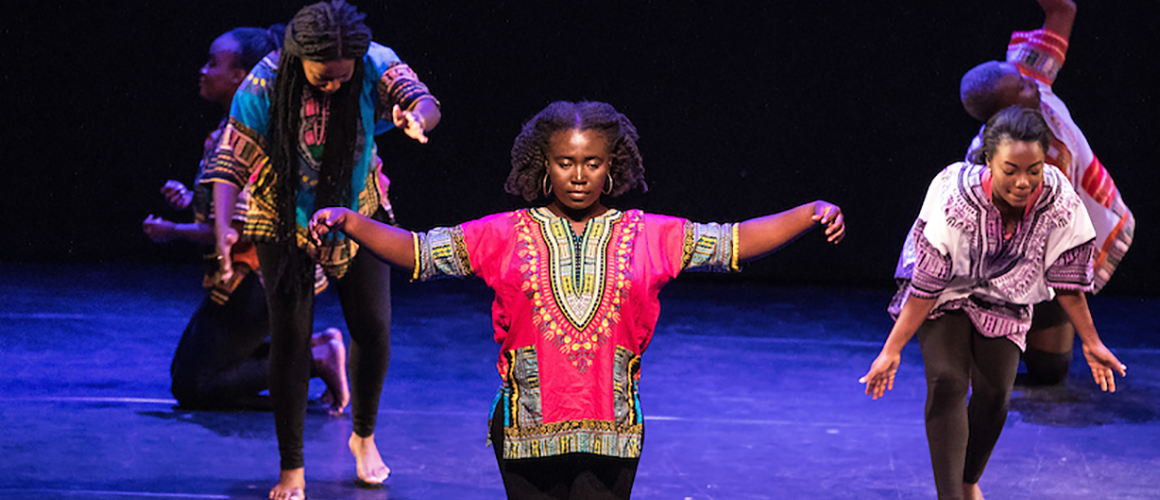 Students performing in the African Opera in 2018