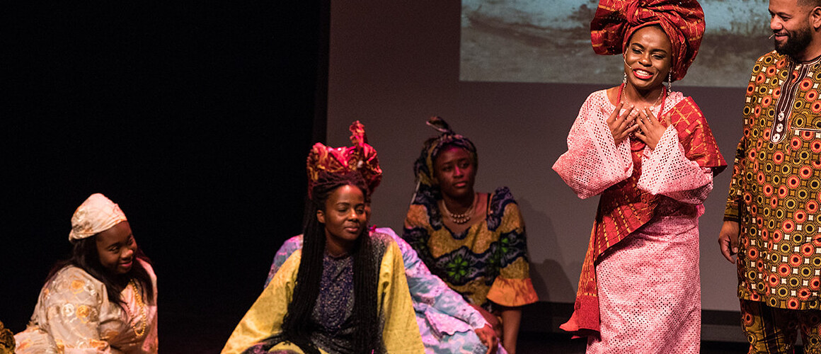 A scene from the African Opera “Ìrìn Àjò (Odyssey of a Dream)”
