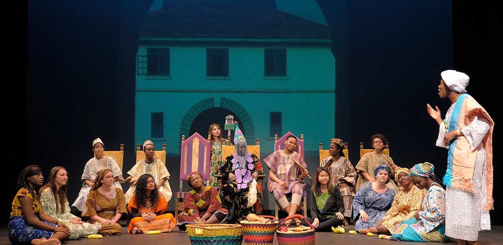 A scene from the African Opera “Queen Moremi“