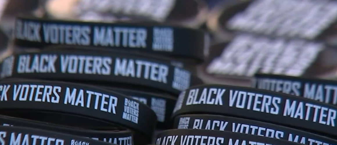 Black voters matter wristbands