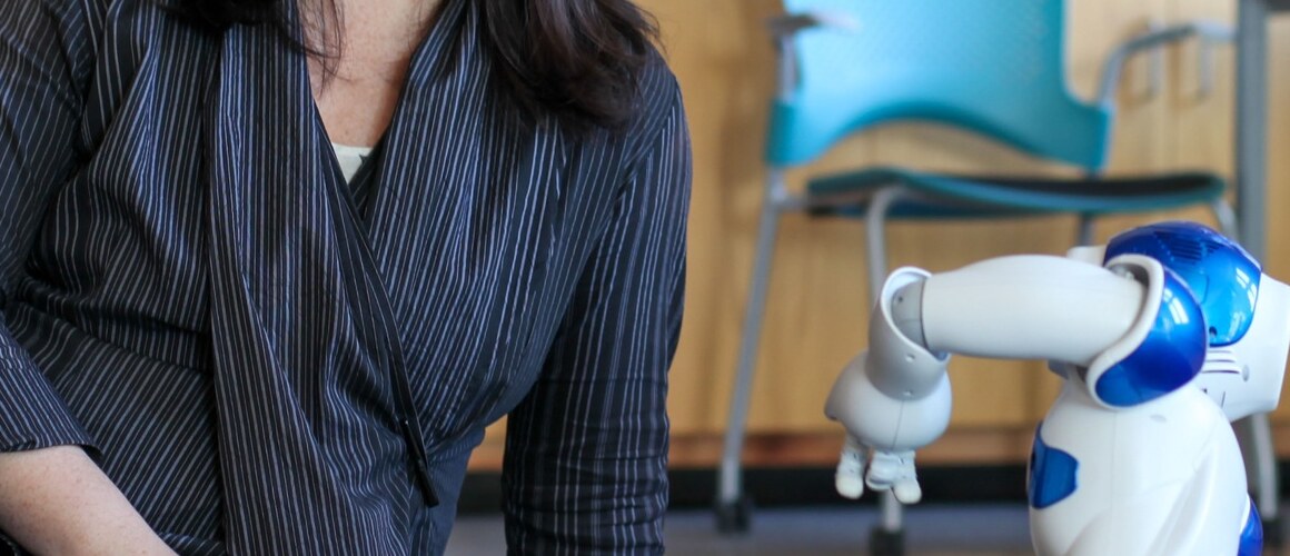 Heather Pon-Barry received the prestigious CAREER award for her work in educational — and socially intelligent — robots that collaborate with students in STEM learning.