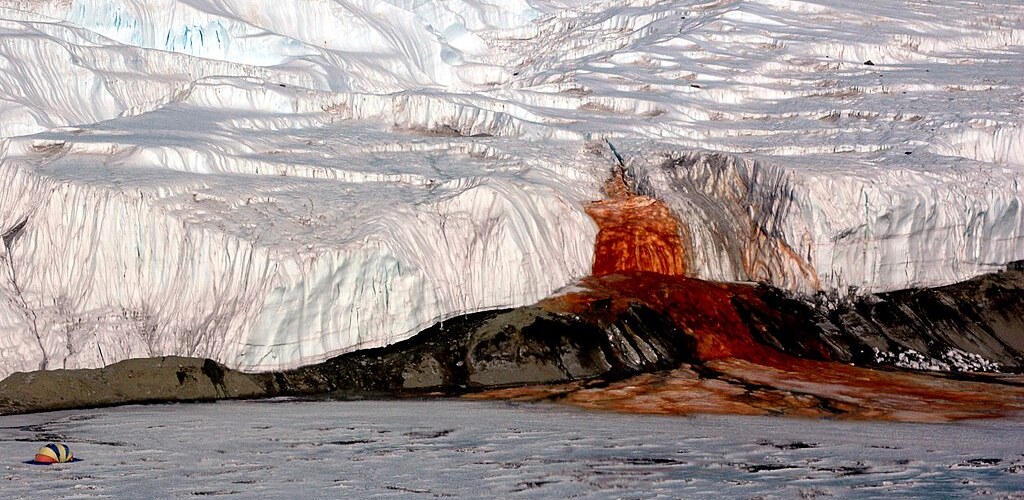 Blood falls in Antarctica by Peter Rejcek