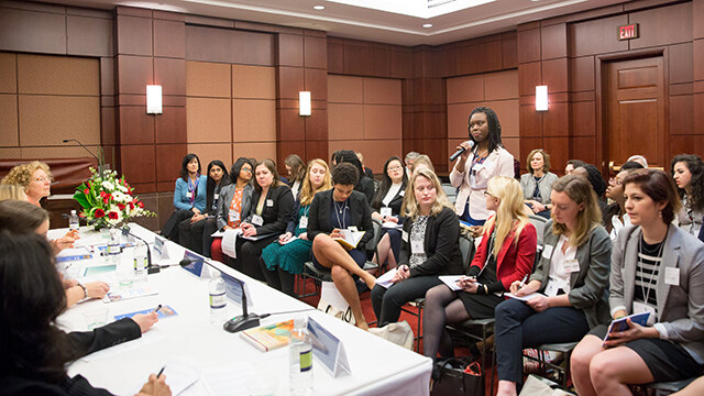 The Careers in Public Service two-day event included a panel of alumnae sharing their experiences in public service.