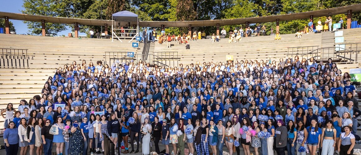 Class of 2028 at Convocation 2024