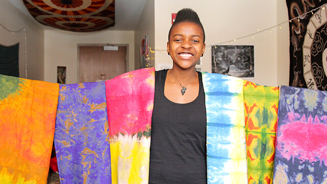 Ellen Chilemba, class of 2017, is an economics major with an interest in studio art.