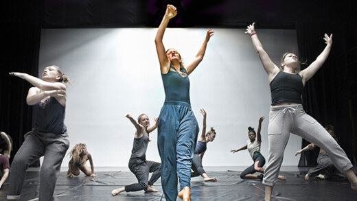 Pilobolus Dance Theater’s “Megawatt” will be performed by Five College dancers.