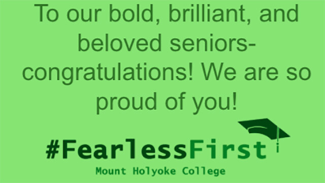 The Cording Ceremony at Mount Holyoke is a signature event for low-income and first-generation students in recognition of their unique accomplishments.