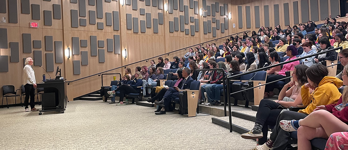 Three Mount Holyoke professors spoke at Final Lecture, giving talks that ranged from aspirational to deeply personal.