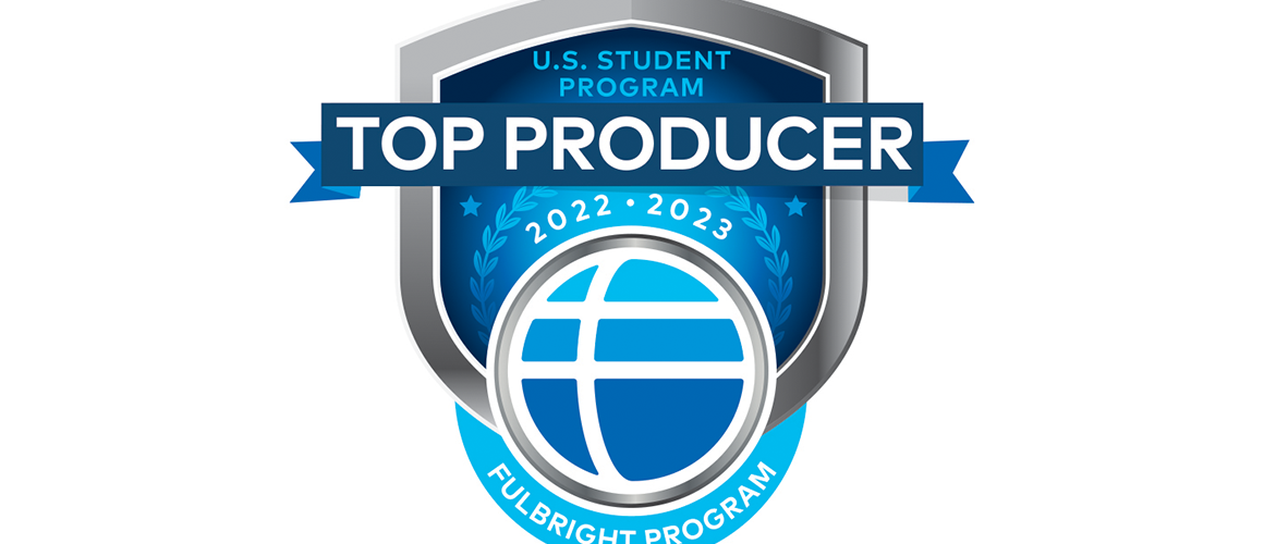 Fulbright top producer 2022-2023 logo