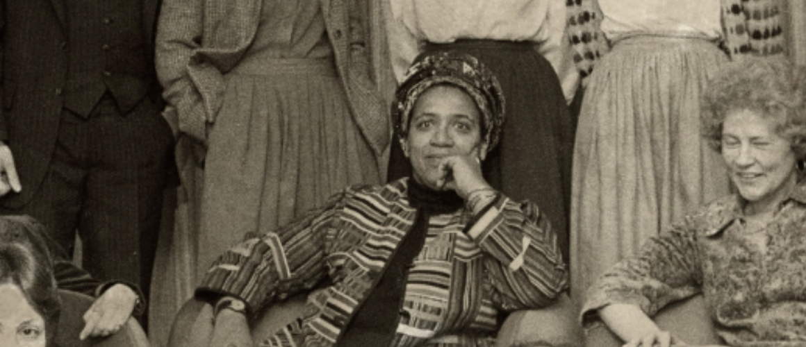 1979 contestants with judges Susan Griffin, Audre Lorde and Jean Valentine (middle row, left to right)