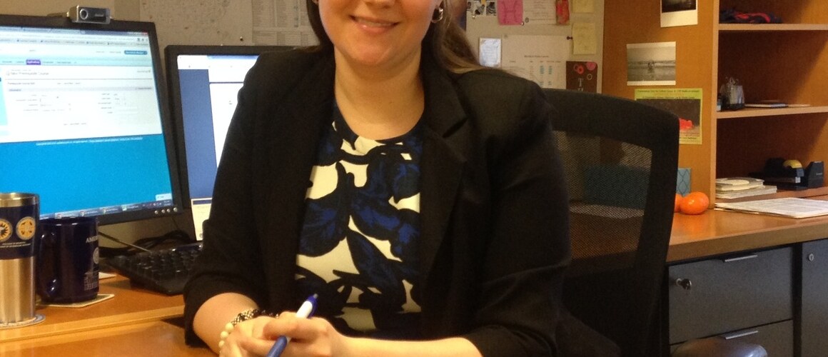 Jenna Lenz ’11 at The American University of Antigua College of Medicine in NY.