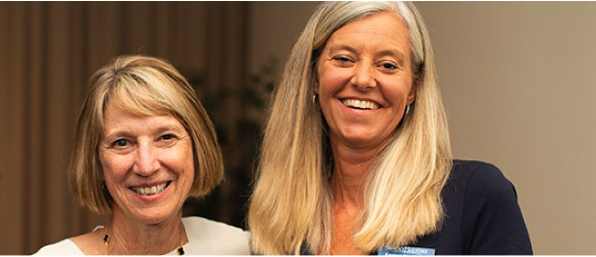 “Karena has been my partner and confidante on all key trustee decisions, always offering thoughtful, creative advice,” said Board of Trustees chair Barbara M. Baumann ’77 (left), of Karena Strella ’90, who becomes the Board chair on July 1, 2019.
