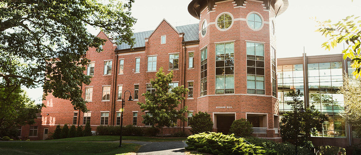 Kendade Hall on the Mount Holyoke College campus.
