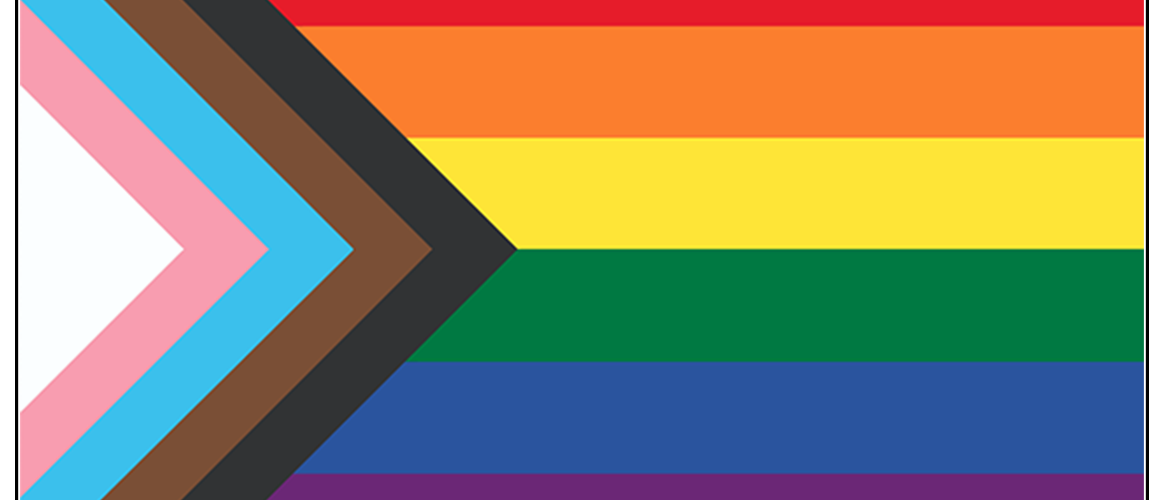 Graphic of a LGBTQIA flag
