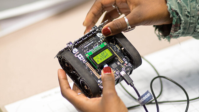 The College’s Makerspace in the Art Building invites students from all academic disciplines to engage with technology in new ways.