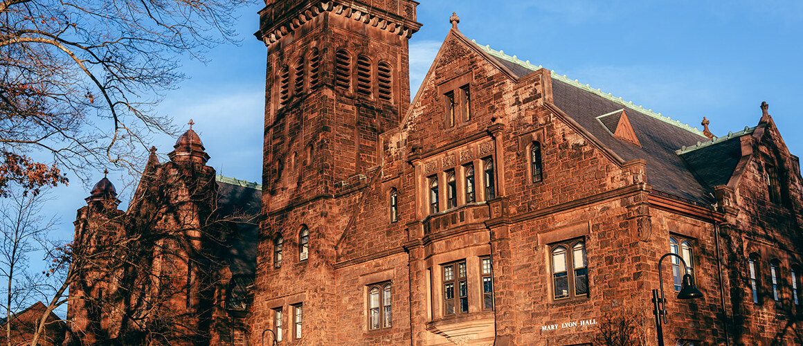 Mary Lyon Hall, Winter '24, Photo by Max Wilhelm