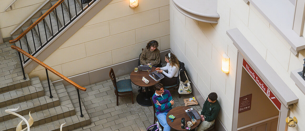 Mount Holyoke College Williston Library. Photo by Max Wilhelm, 2024.