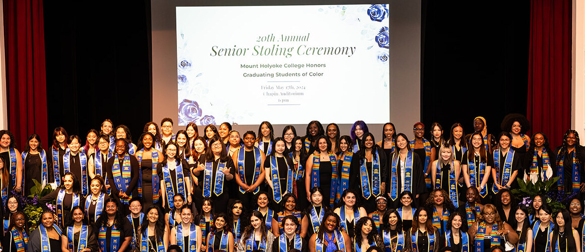 Mount Holyoke's Stoling Ceremony for 2024