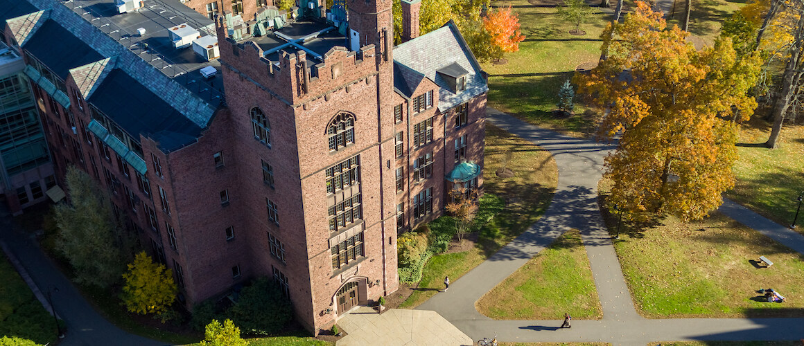 Aerial photo of Clapp.
