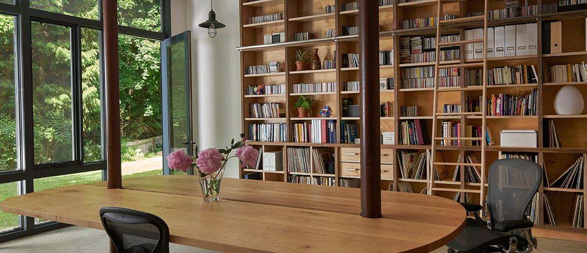The Milford Loft and Library is one of Naomi Darling’s award-winning sustainable designs.