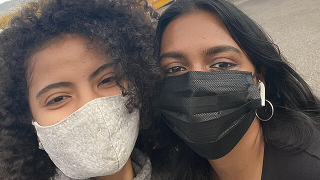 Paola Granados ’22 and Maya Mauroof ’22 both participated in the Graduate Institute in Geneva Institute program.