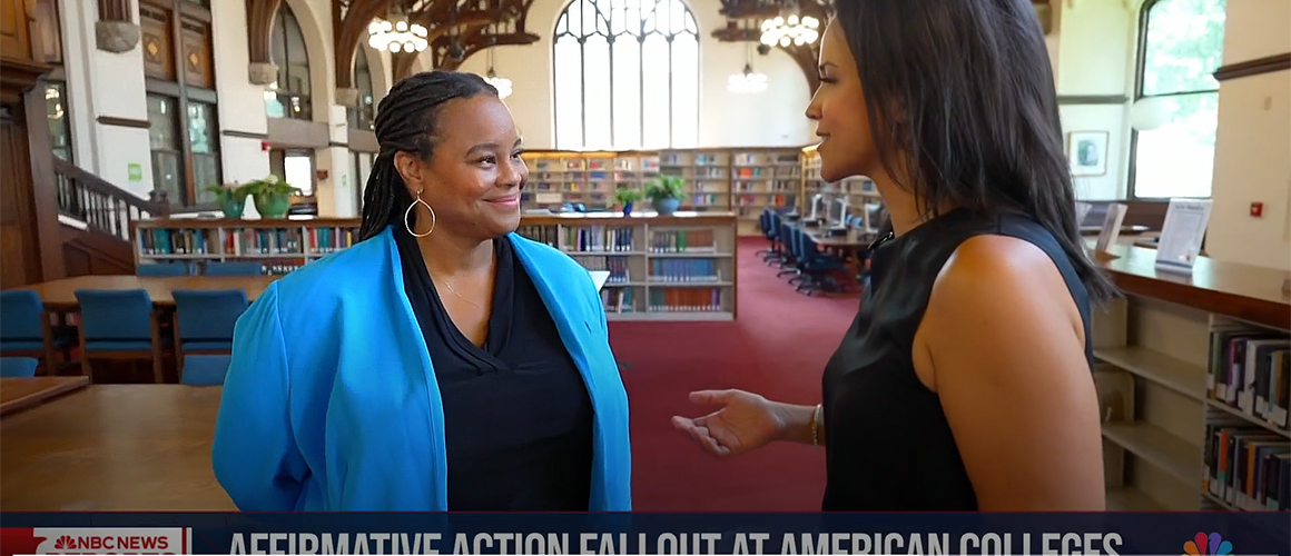 President Holley on NBC News
