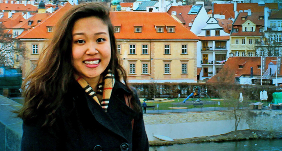 Sarah Hwang ’17 is studying arts and social change in Prague this spring.