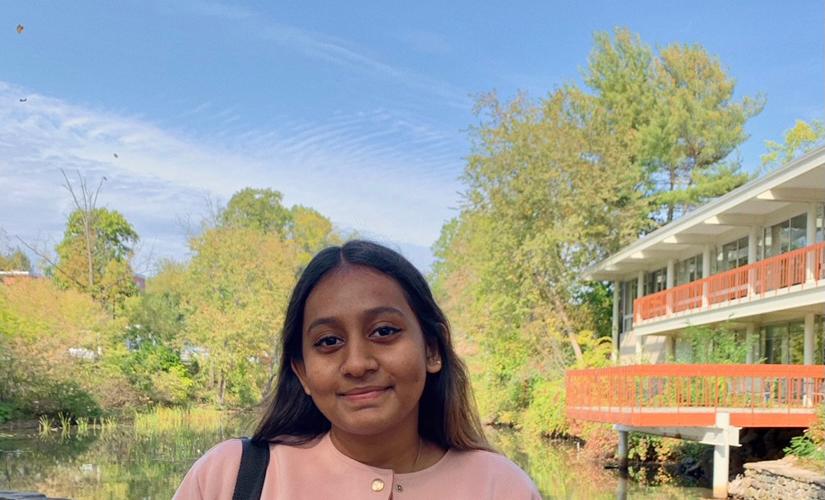 Shweta Kiran Cavale is currently living on campus